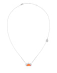 Sunset Crush Silver Necklace