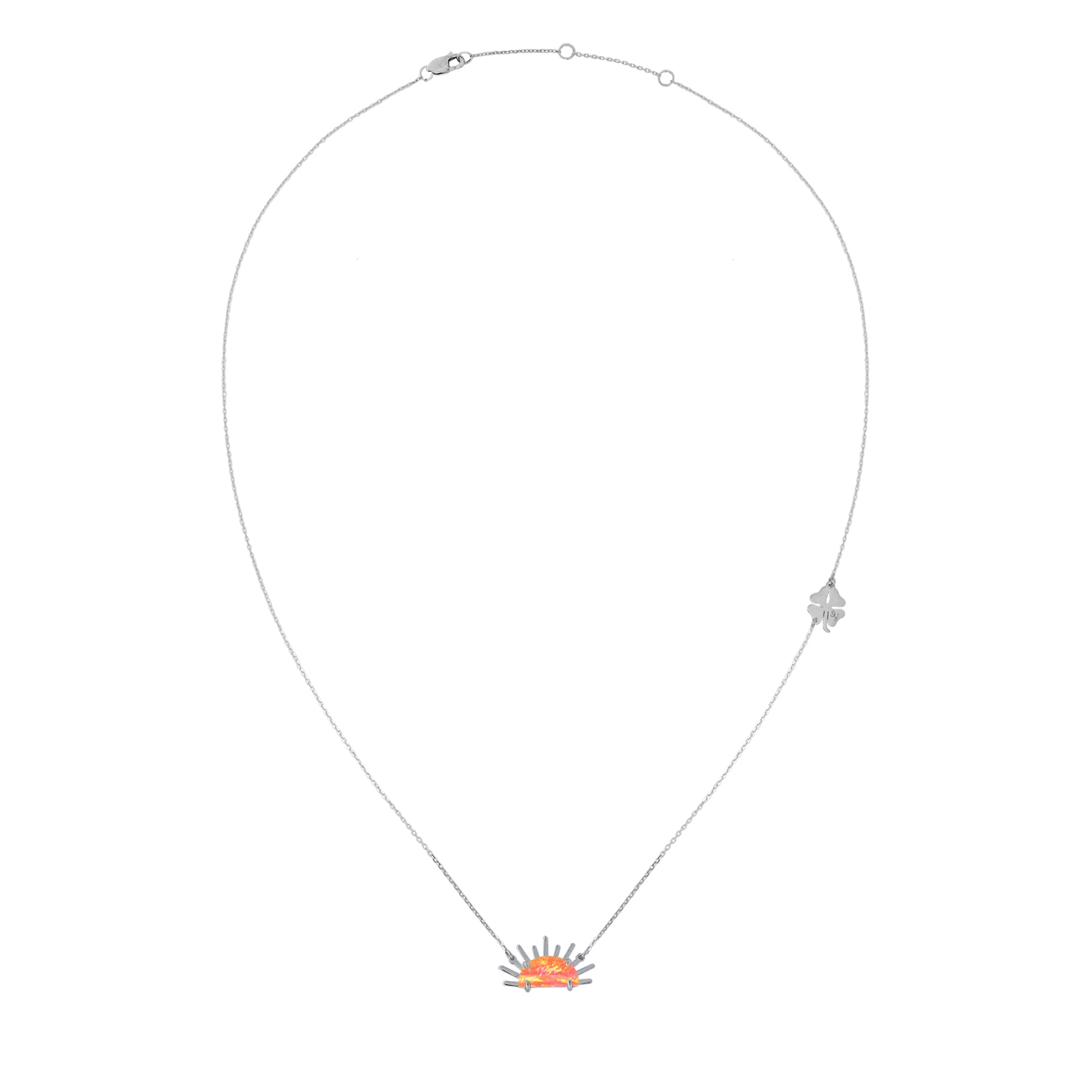 Sunset Crush Silver Necklace