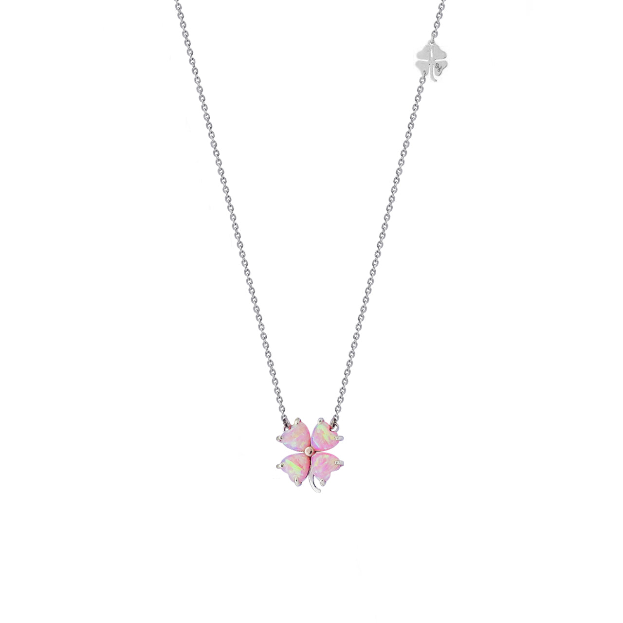 Oh Clover Silver Necklace
