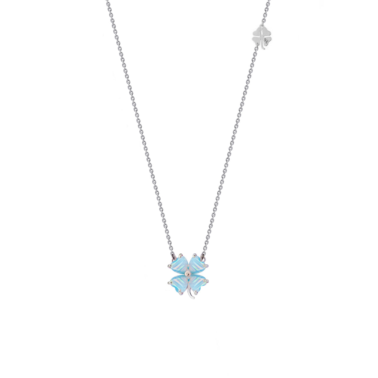Oh Clover Silver Necklace