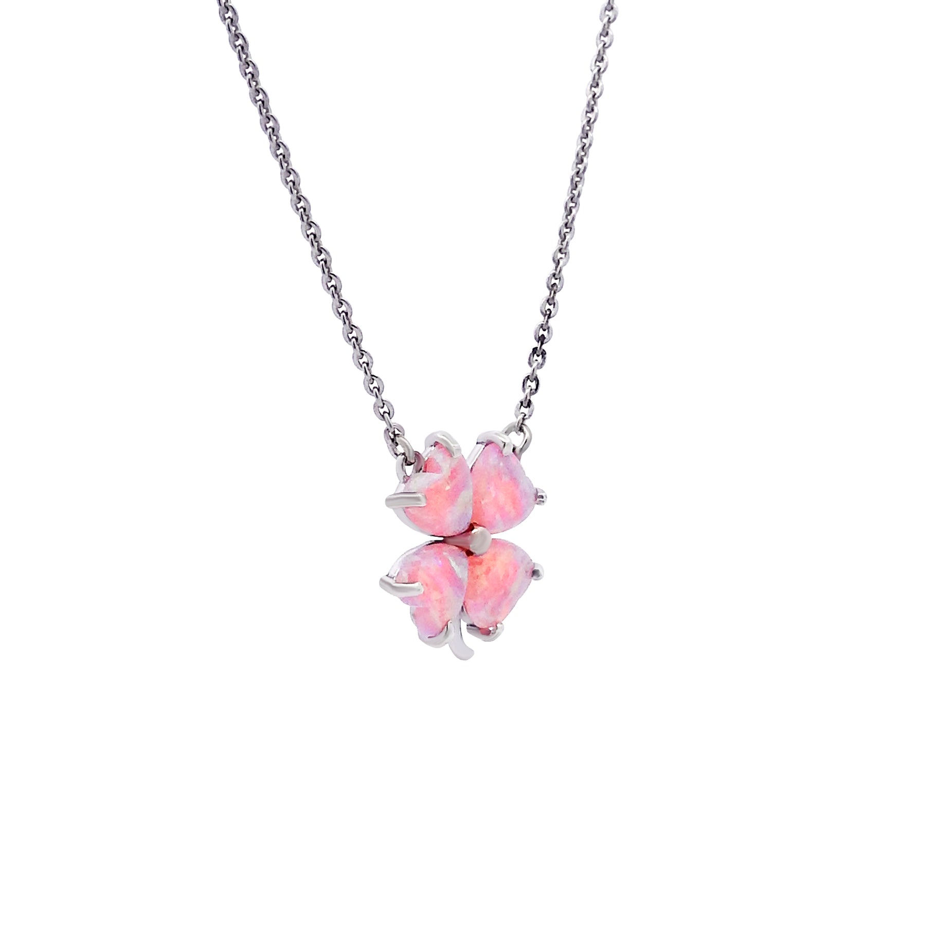 Oh Clover Silver Necklace