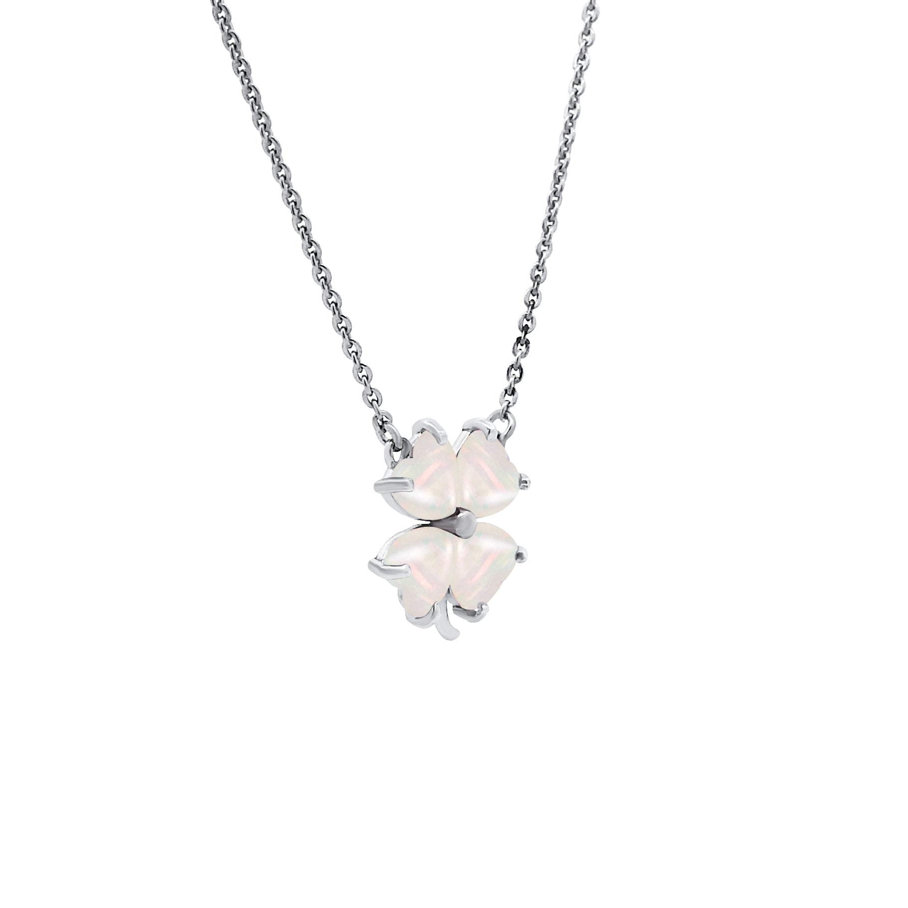Oh Clover Silver Necklace