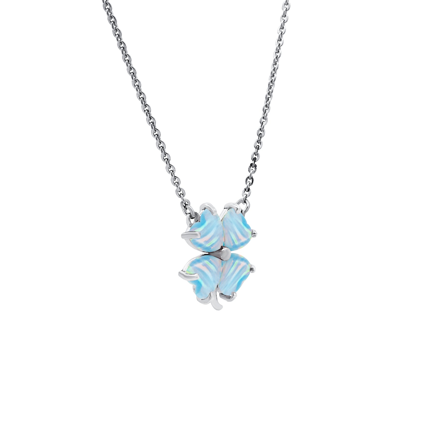 Oh Clover Silver Necklace
