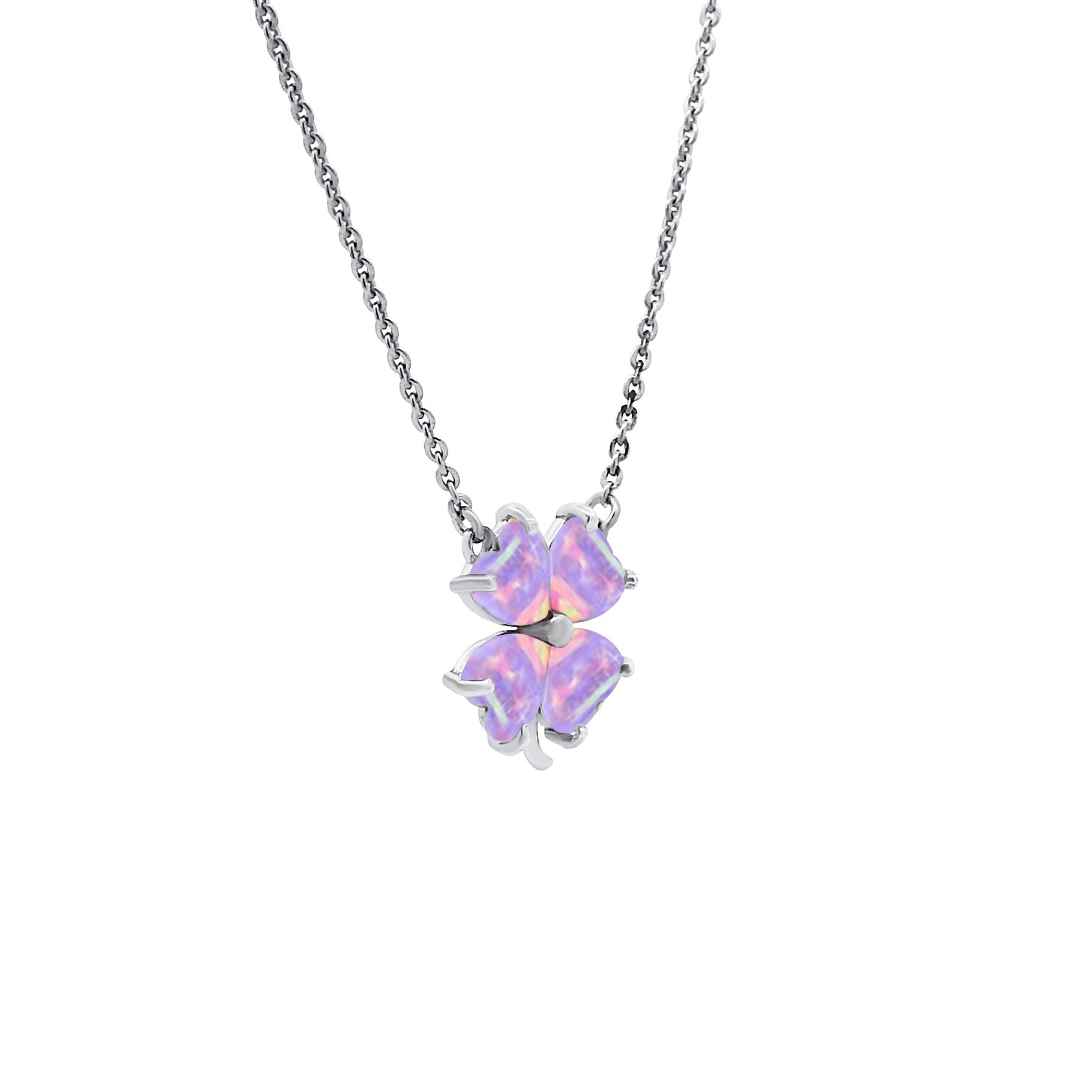 Oh Clover Silver Necklace