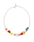 Spring Necklace with Silver Clasp