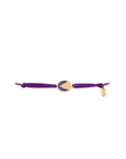 Tiny Medallion Enamel Our Lady Cord Bracelet