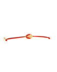 Tiny Medallion Enamel Our Lady Cord Bracelet