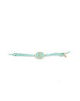Tiny Medallion Enamel Allah Cord Bracelet - Kids