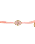 Tiny Medallion Enamel Allah Cord Bracelet