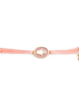 Tiny Medallion Enamel Fatima Cord Bracelet - Kids
