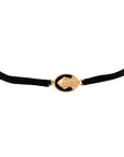 Tiny Medallion Enamel Saint Charbel Cord Bracelet