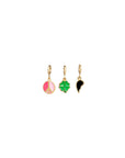 Mini Enamel Charm Pendant With Clasp