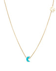 Tiny Moon Necklace
