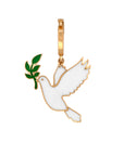 Dove Enamel Pendant With Forever Clasp