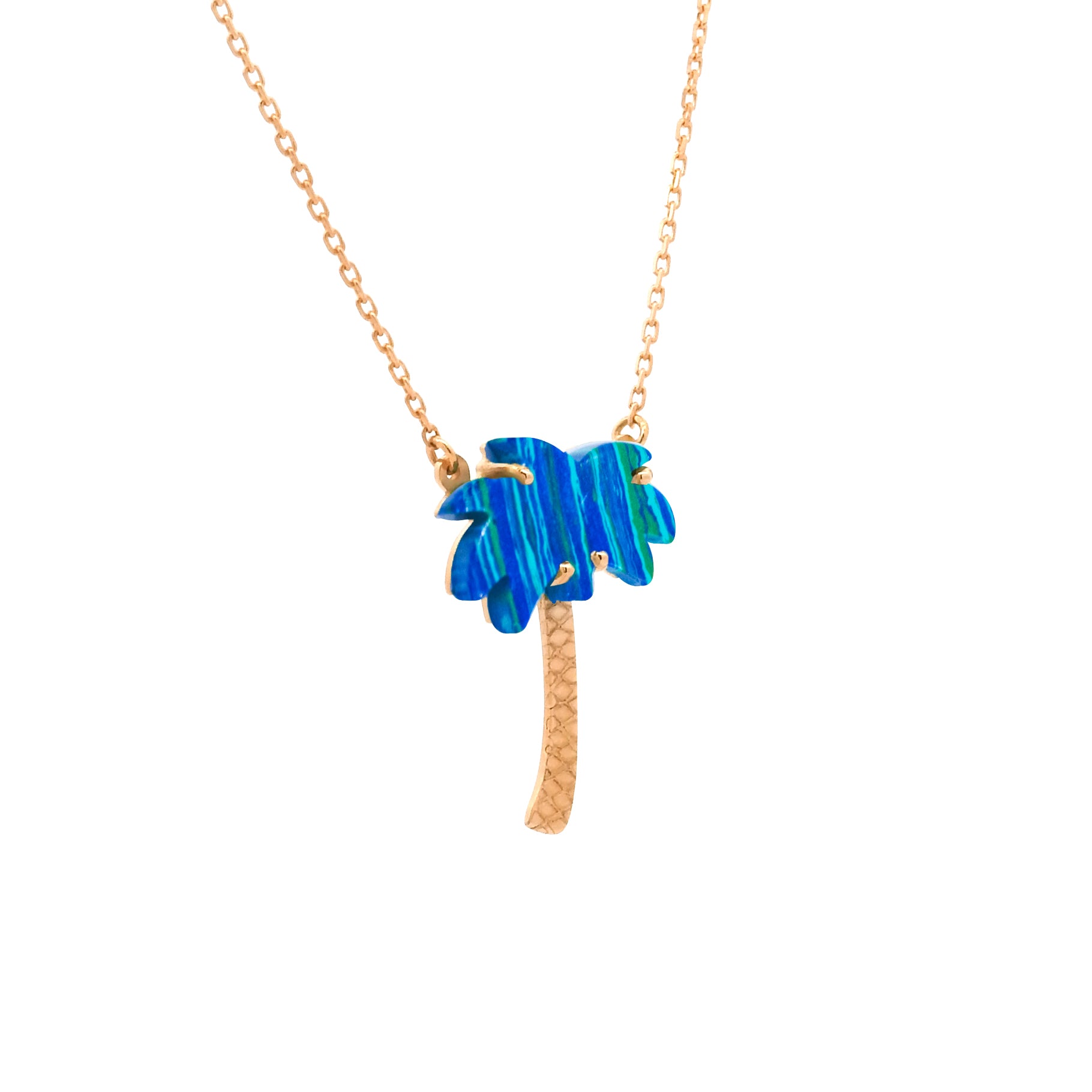 Realistic Palm Tree Necklace