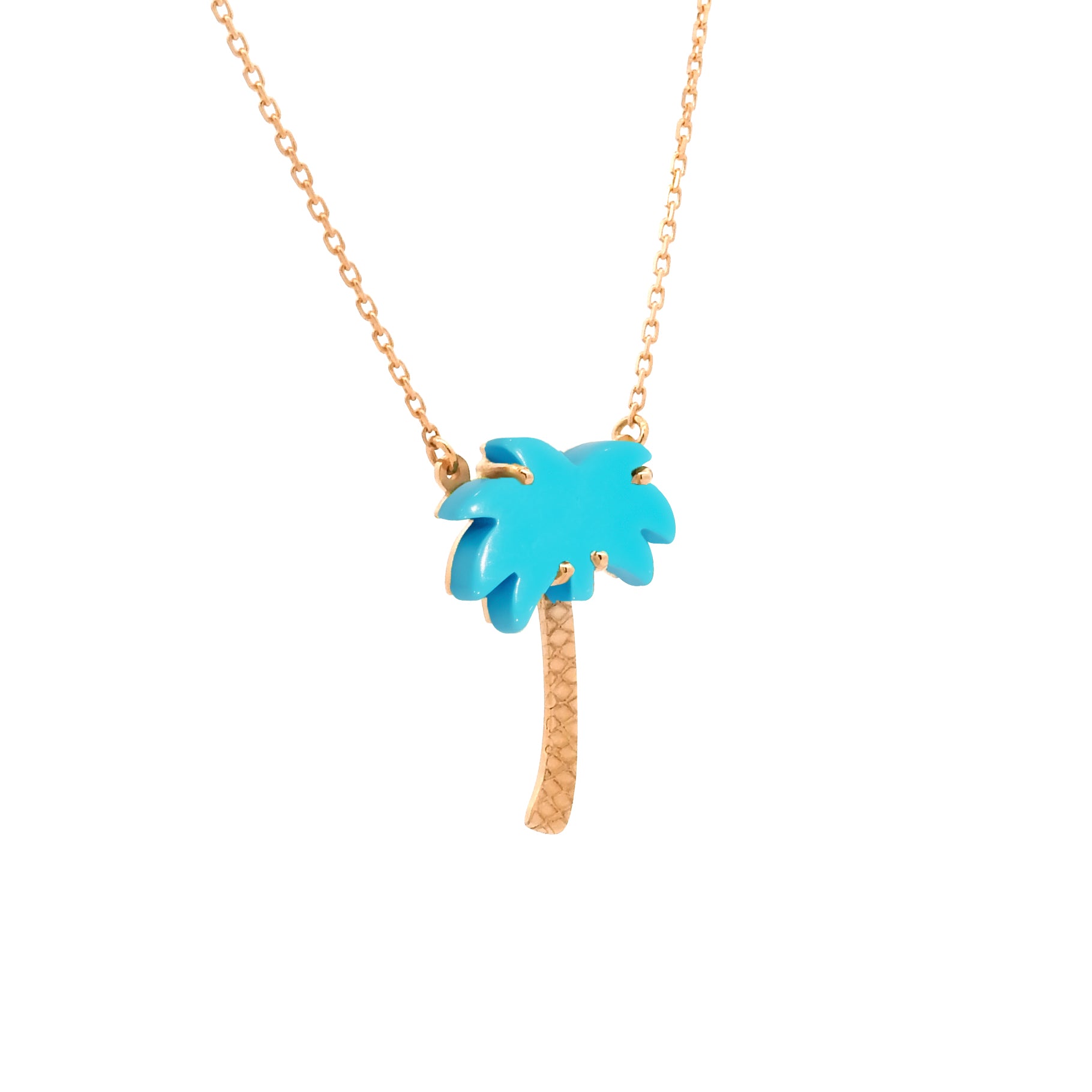 Realistic Palm Tree Necklace