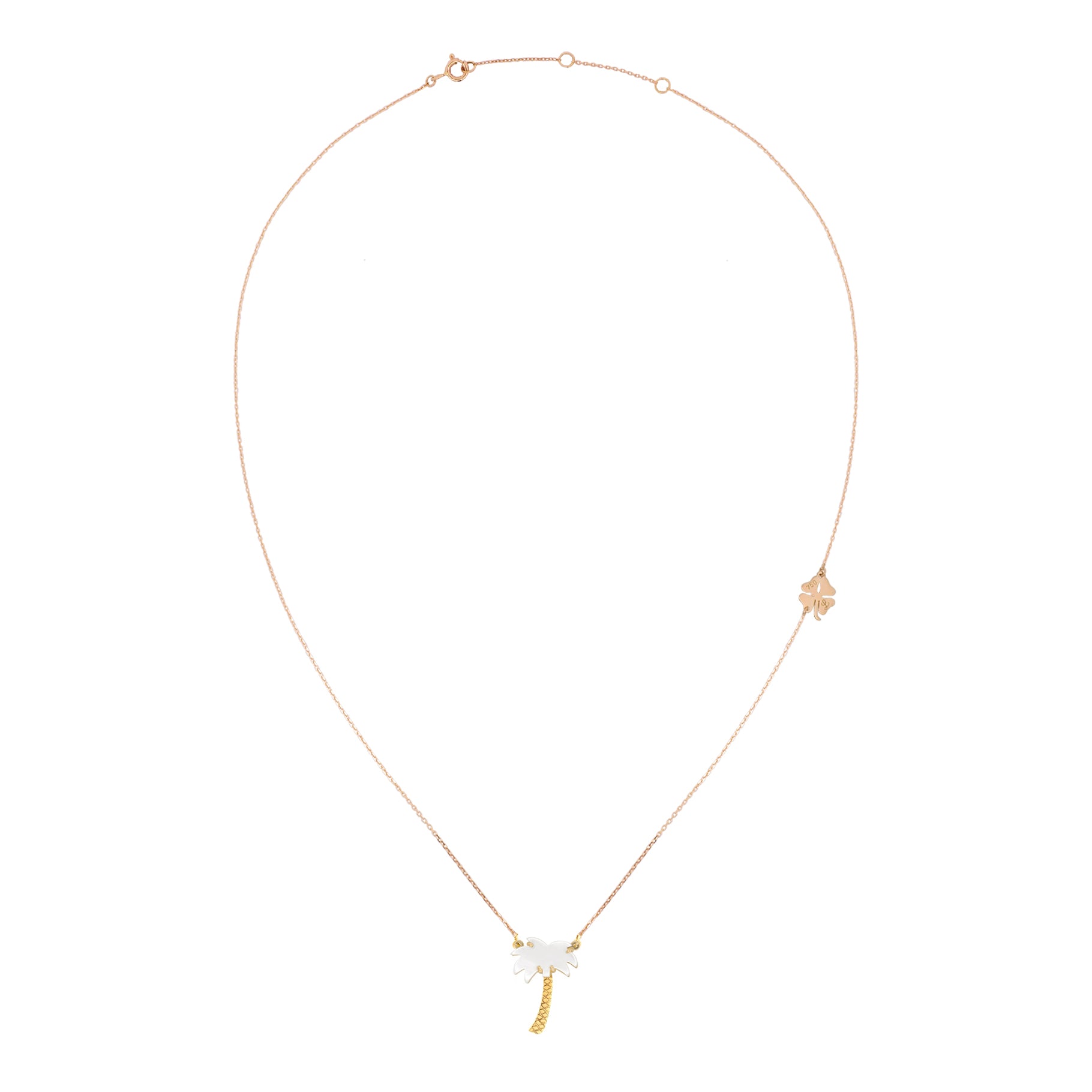 Realistic Palm Tree Necklace
