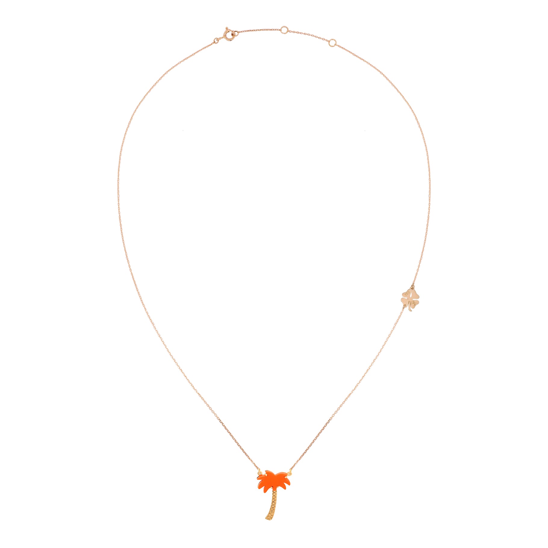 Realistic Palm Tree Necklace
