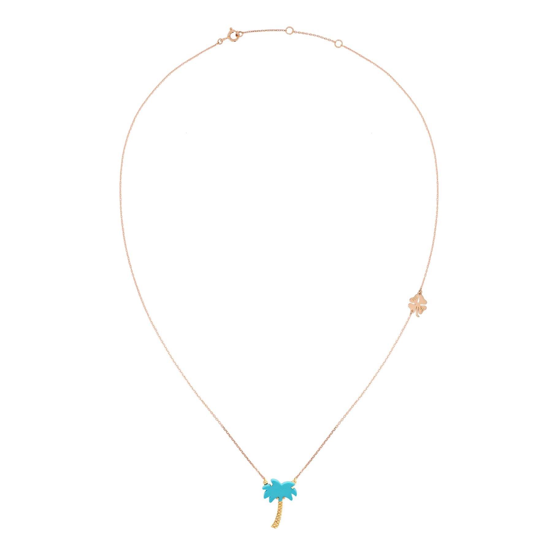 Realistic Palm Tree Necklace