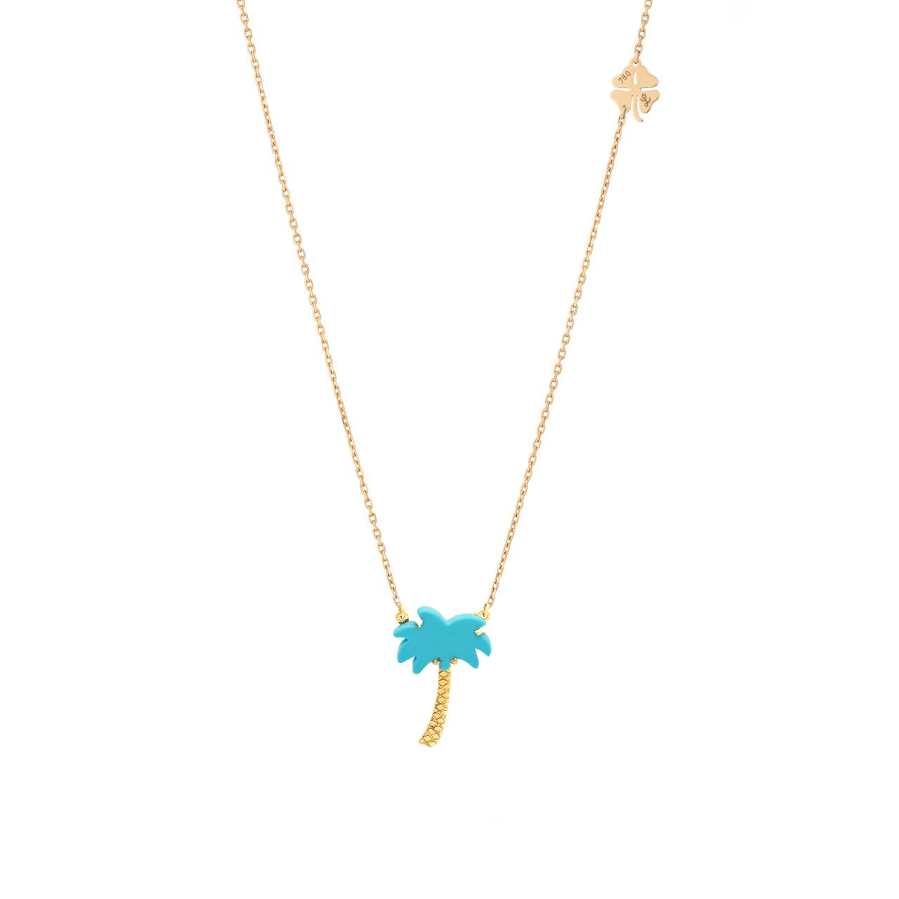 Realistic Palm Tree Necklace