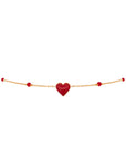 Heart Enamel Grigri Bracelet - Kids