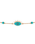 Eye Enamel Grigri Bracelet