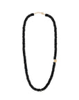 Rondelles Black Spinel Semi Precious Stones Necklace