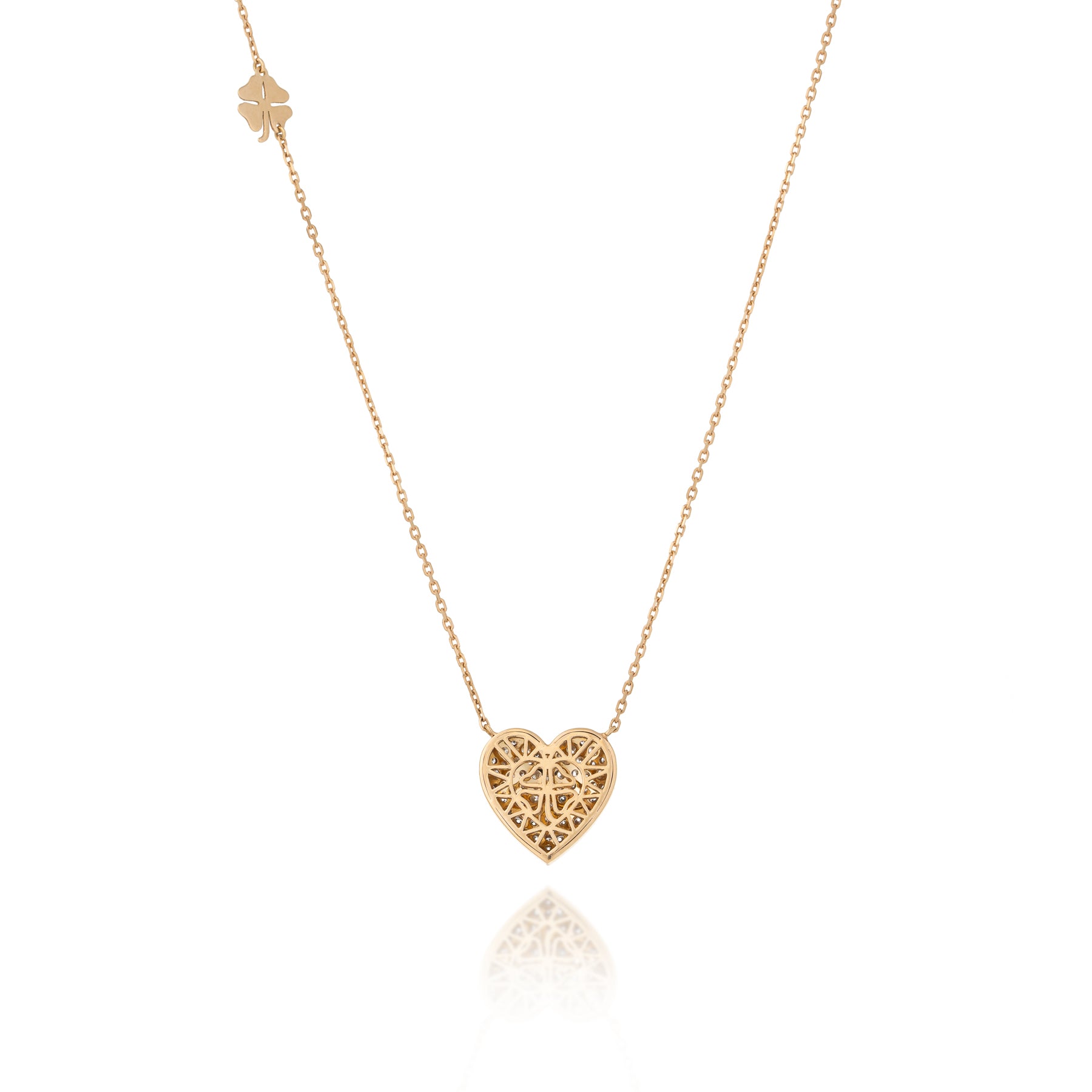 So Precious Love Yellow And Blue Saphires Necklace