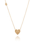 So Precious Love Yellow And Blue Saphires Necklace