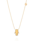 Dainty Diamonds Hand Of Fatima Necklace