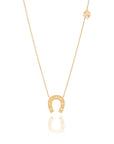 Dainty Diamonds Horseshoe Necklace