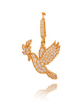 So Precious Dove Full Diamonds Pendant With Diamonds Forever Clasps