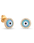 Full Diamonds Mini Eye Earrings
