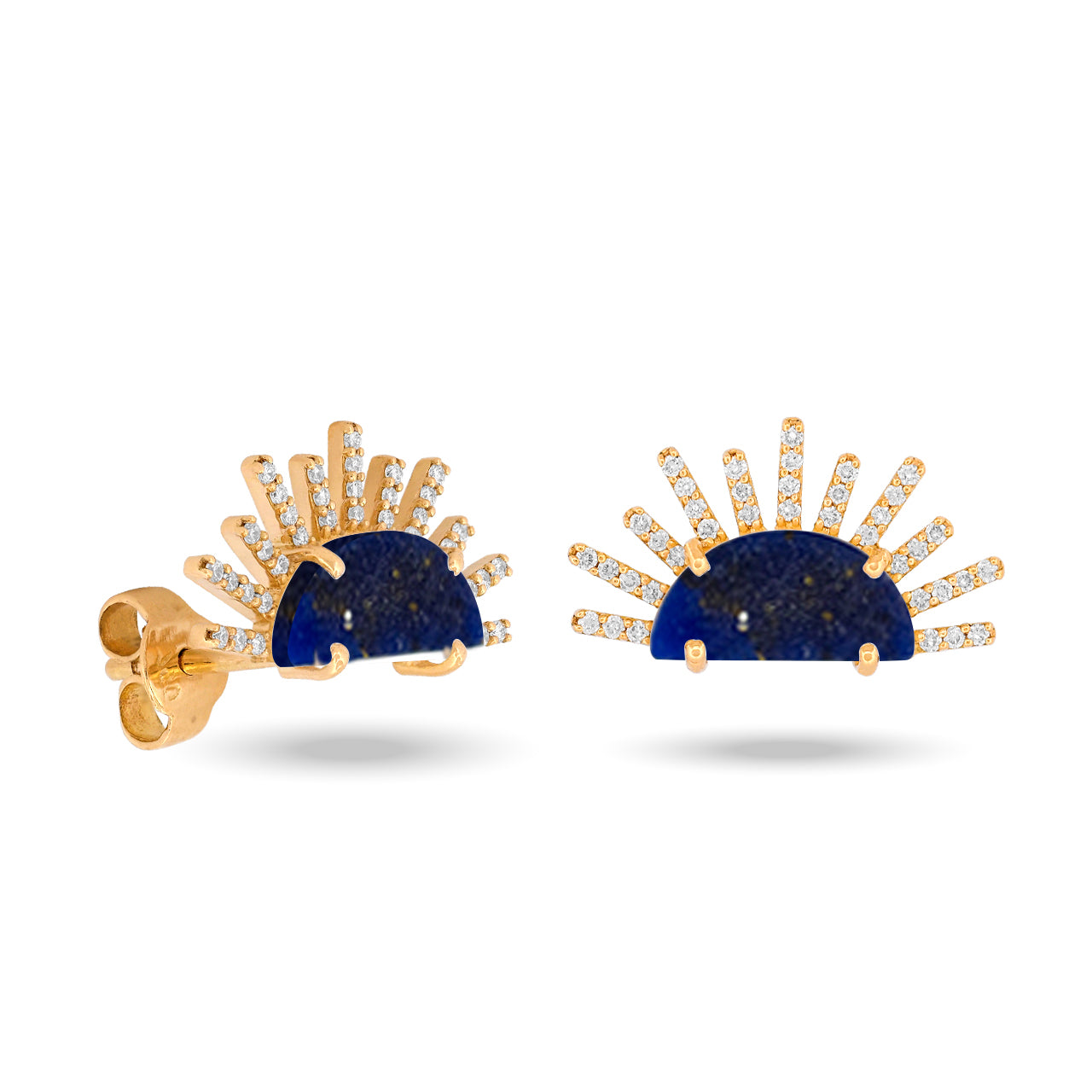 Sunset Crush 566 Diamonds Rays Earrings