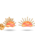Sunset Crush 566 Diamonds Rays Earrings