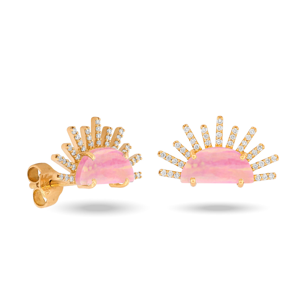 Sunset Crush 566 Diamonds Rays Earrings