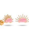 Sunset Crush 566 Diamonds Rays Earrings
