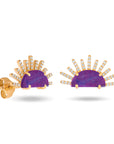 Sunset Crush 566 Diamonds Rays Earrings