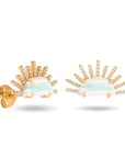 Sunset Crush 566 Diamonds Rays Earrings
