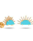 Sunset Crush 566 Diamonds Rays Earrings