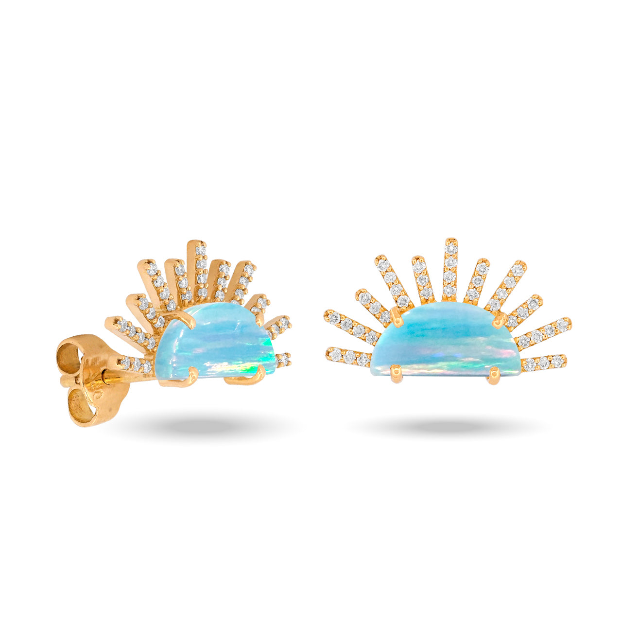 Sunset Crush 566 Diamonds Rays Earrings