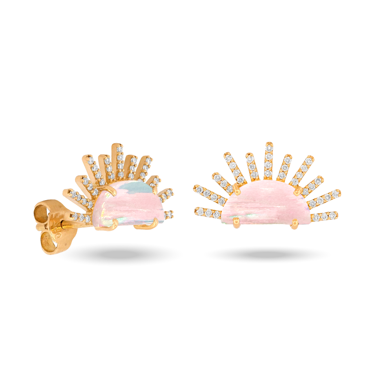 Sunset Crush 566 Diamonds Rays Earrings