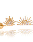 Newest Sunset Crush Full Pavé Diamonds Earrings