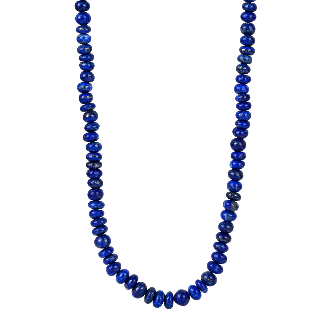 Lapis Rondelles  6-7.5mm