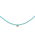 Diamonds Eye on a Semi Precious Choker