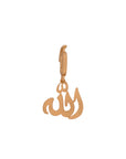 Allah Matte Gold Pendant