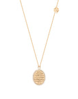Not So Vintage Ayat El Kurssi Oval Pavé Diamonds Necklace