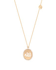 Not So Vintage Allah Oval Pavé Diamonds Necklace