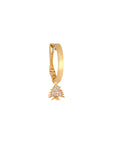 Pimp My Plain Creole Diamonds Cedar Mono Earring