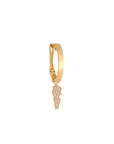 Pimp My Plain Creole Diamonds Lebanon Map Mono Earring
